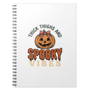 Cuaderno Muslos Gruesos Y Vibraciones Espeluznantes Calabaz