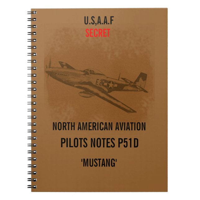 Cuaderno Mustang Pilots (Frente)