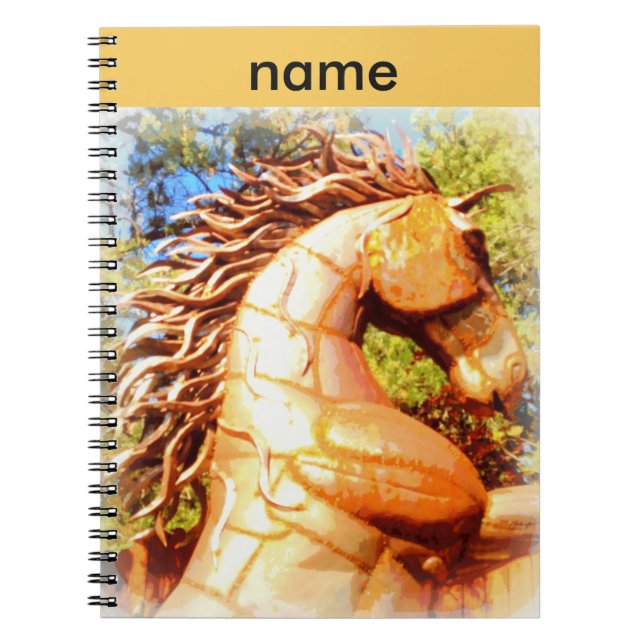 Cuaderno mustang stallion (Frente)