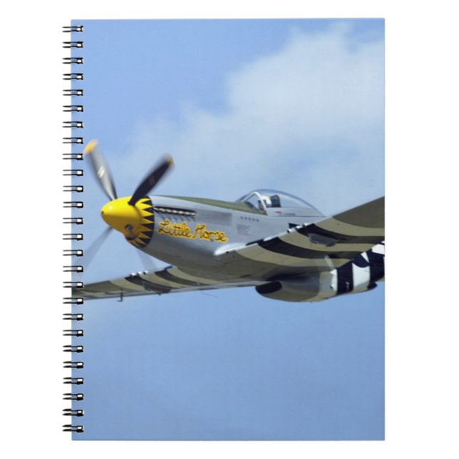 Cuaderno Mustango norteamericano de P-51D, pequeño caballo (Frente)