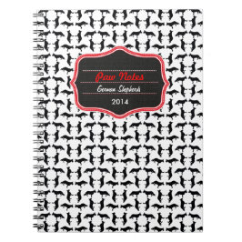 Cuaderno Muster Schäferhund