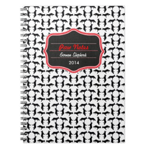 Cuaderno Muster Schäferhund