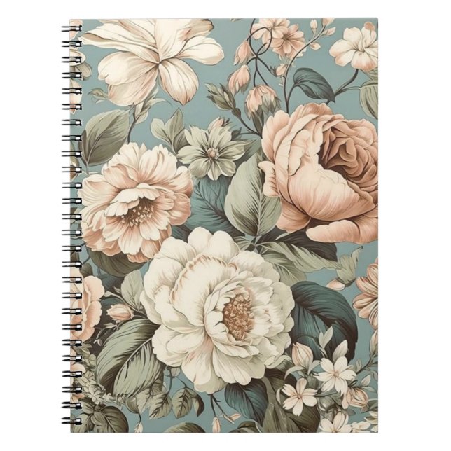 Cuaderno Muted Botanical Dream (Frente)