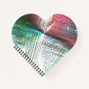 Cuaderno Muy agitado, virtual en melocotón y agua y verde
