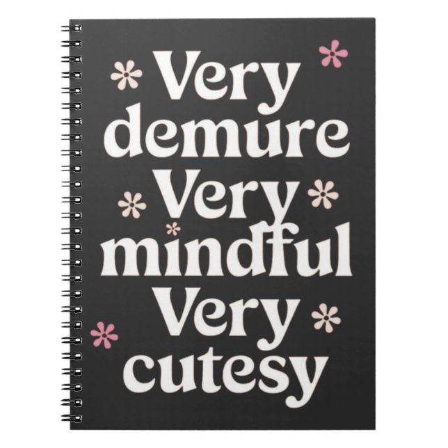 Cuaderno Muy Demuestra Muy Mentirosa Muy Cortesía Vibrant G (Frente)