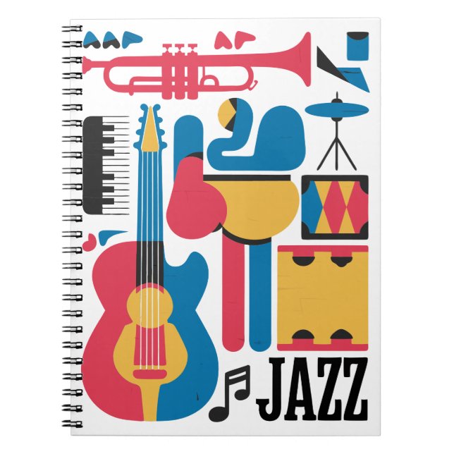 Cuaderno Muziek Jazz (Frente)