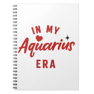 Cuaderno my Aquarius era Planner  ,Aquarius birthday gift