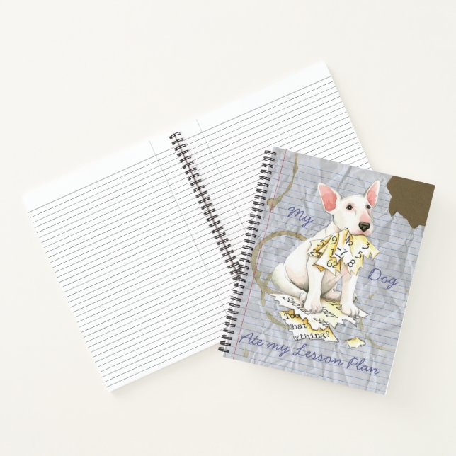 Cuaderno My Bull Terrier Ate my Lesage Plan (Interior)