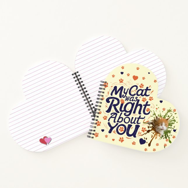 Cuaderno My Cat Was Right About You –Cat Lover (Interior)