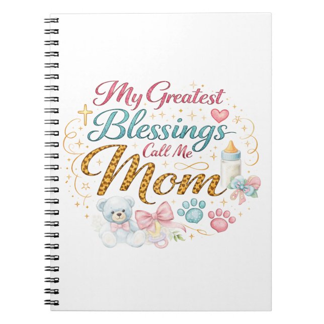 Cuaderno My greatest blessings (Frente)