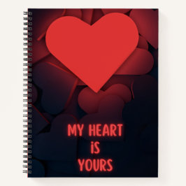 Cuaderno My Heart Is Yours Notebook