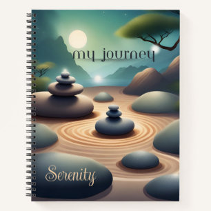 Cuaderno My Journey Zen inspiró el bloc de notas en espiral