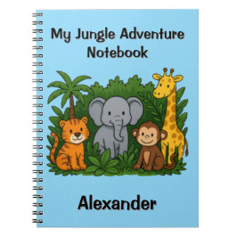 Cuaderno My Jungle Adventure Notebook - Niños personalizado