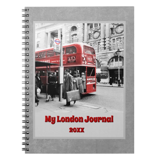 Cuaderno My London Journal (personalizable) (Frente)
