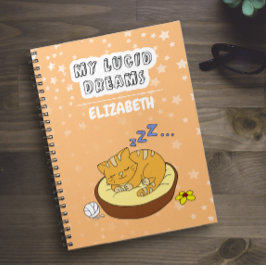 Cuaderno My Lucid Dreams Doodles Sleeping Cat
