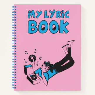 Cuaderno My Lyric Book "Tune Tote" inspired journal