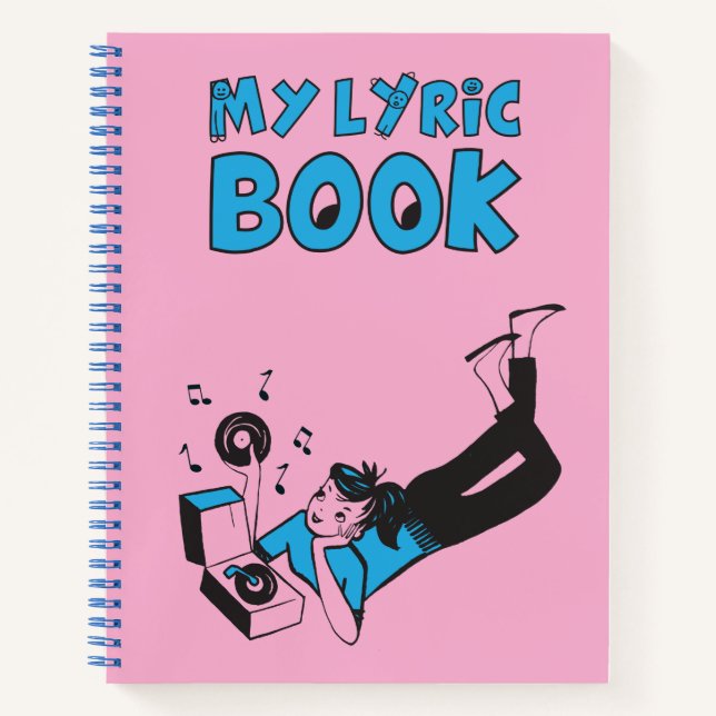 Cuaderno My Lyric Book "Tune Tote" inspired journal (Anverso)