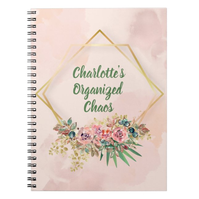 Cuaderno My Organized Chaos Personalized (Frente)