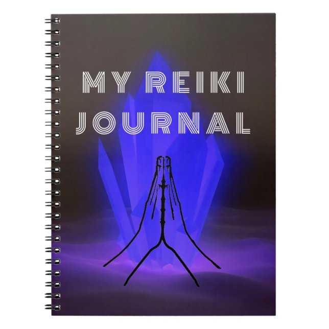 Cuaderno My Reiki Journal con las manos (Frente)