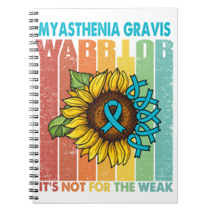 Cuaderno Myasthenia Gravis Warrior No es para débiles