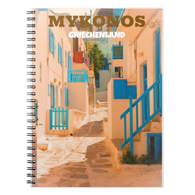Cuaderno Mykonos Griechenland (Frente)