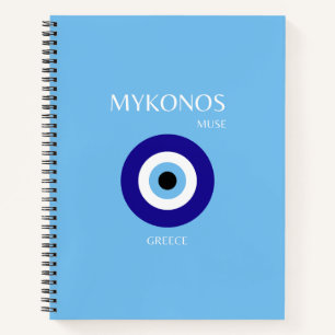 Cuaderno Mykonos Muse, azul