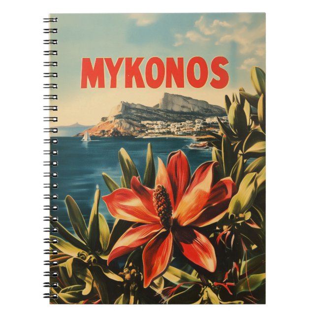 Cuaderno Mykonos vintage (Frente)