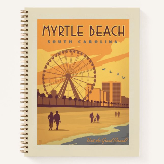 Cuaderno Myrtle Beach | Carolina del sur (Anverso)