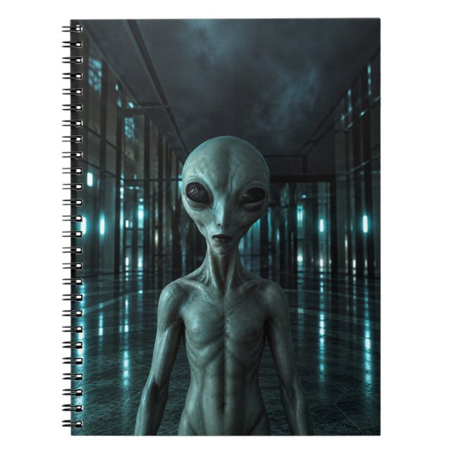 Cuaderno Mysterious Grey Alien (Frente)