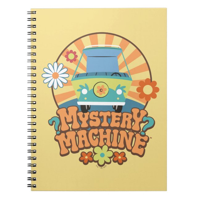Cuaderno Mystery Machine Van Floral Graphic (Frente)