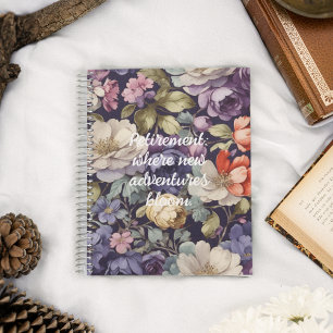 Cuaderno Mystic Flowers Personalizado Retirement Gifts para