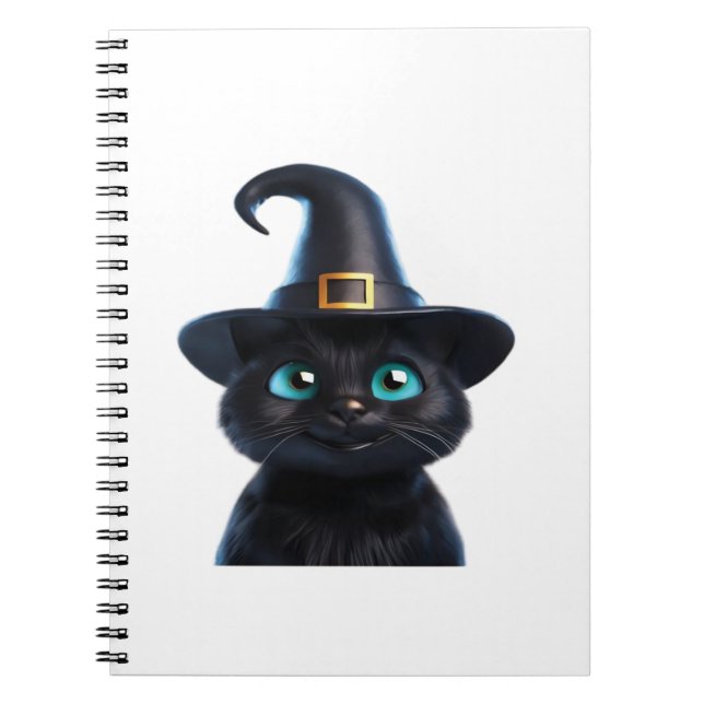 Cuaderno Mystic Kitty - Camiseta clásica para gato de Hallo (Frente)