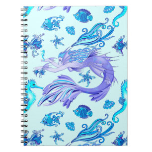 Cuaderno Mystic Mermaid Fairy Purple Creple Ceramic Tile