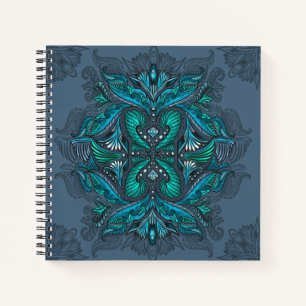 Cuaderno Mystic Peacock Feathers