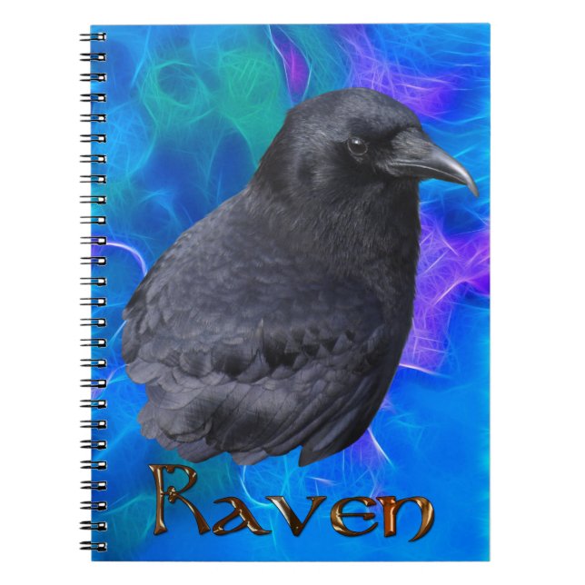 Cuaderno Mystic Raven Portrait Celtic Pagan (Frente)