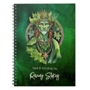 Cuaderno Mystical Celtic Greenman Divine Masculine Nature