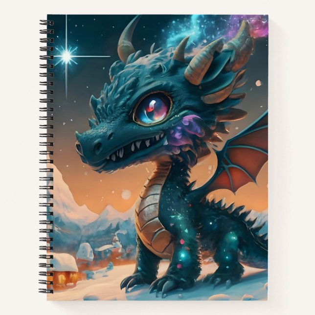 Cuaderno Mystical Chibi Dragon Winscape (Anverso)