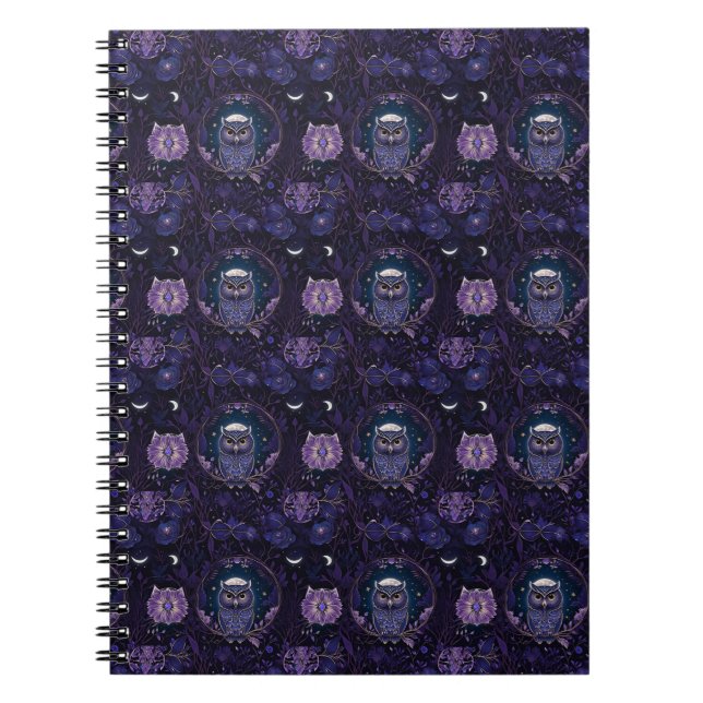 Cuaderno Mystical Owl Forest Notebook Cover (Frente)