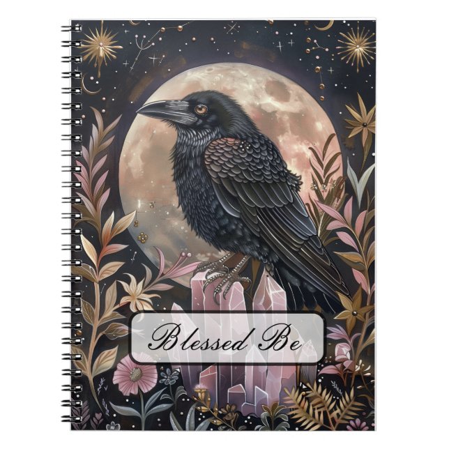 Cuaderno Mystical Raven Crystal (Frente)