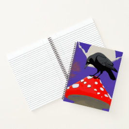 Cuaderno 🖤 Mystical Raven Spiral Notebook