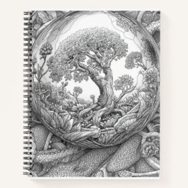 Cuaderno Mystical Tree Magic Sphere Journal