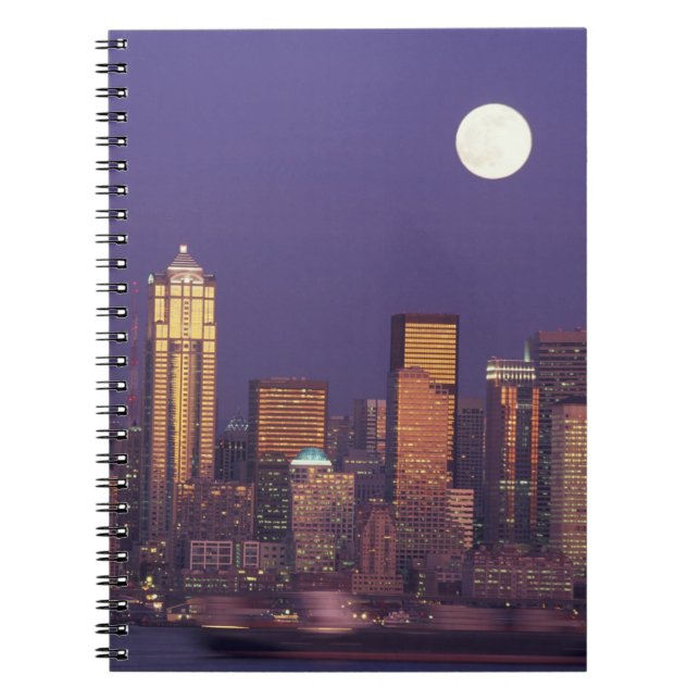 Cuaderno N.A., EE. UU., Washington, Seattle Horizonte de Se (Frente)