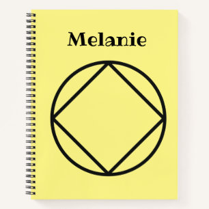 Cuaderno NA Regalo personalizado Cualquier nombre, palabra 