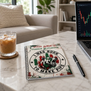 Cuaderno Nací para Hacer que las Pips sean Rojas y Verdes G