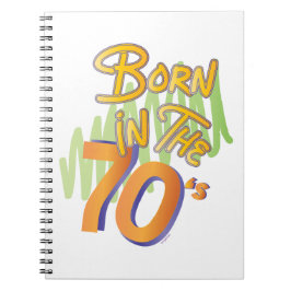 Cuaderno Nacido en los 70 de Guay Old AgeFun