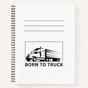 Cuaderno Nacido para camión (negro)