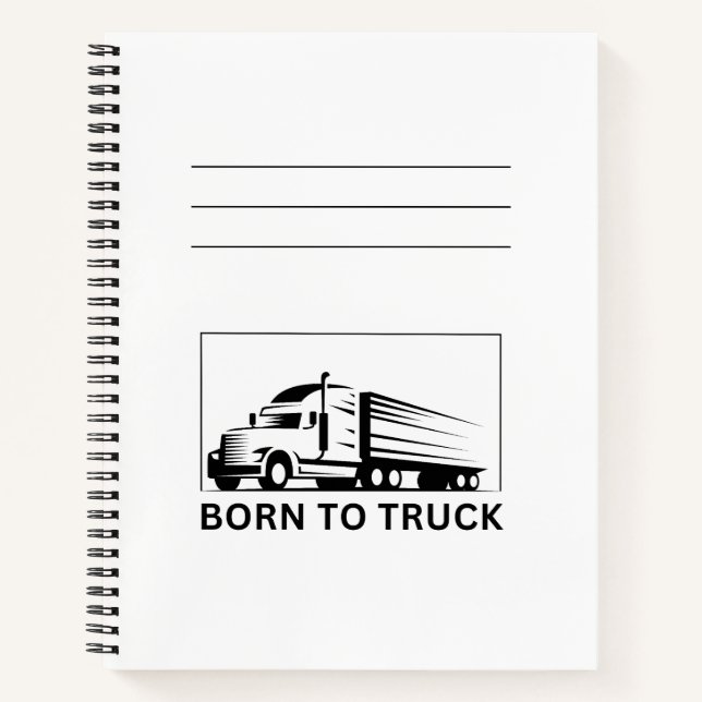 Cuaderno Nacido para camión (negro) (Anverso)