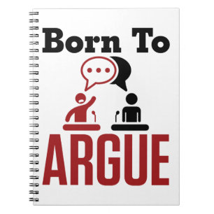 Cuaderno Nacido para discutir el Debate del equipo de debat