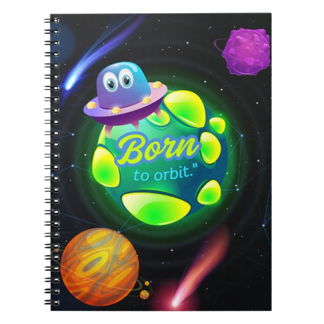Cuaderno Nacido para orbitar  (Frente)