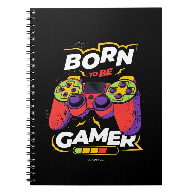 Cuaderno Nacido para ser jugador (Frente)